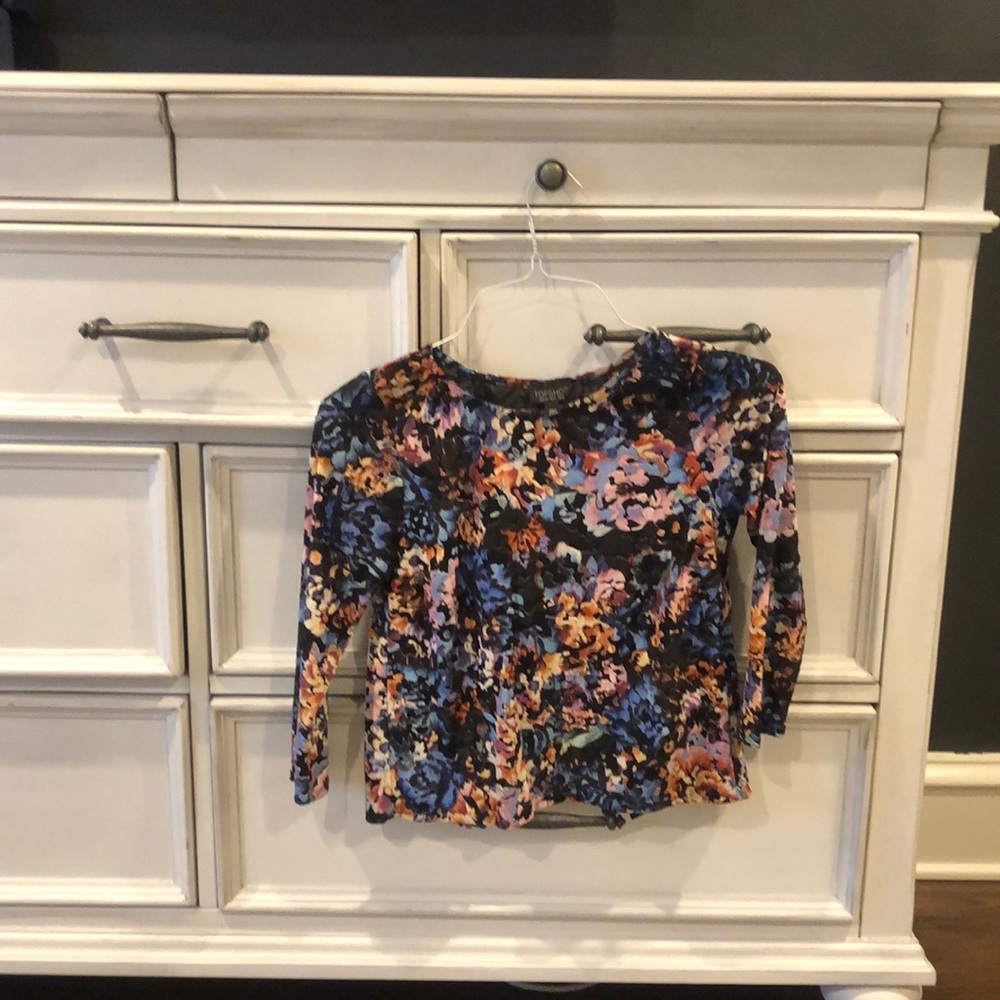 Topshop velvet top